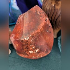 Spiderman's Carnelian Agate Flame ⭐ Story Crystal
